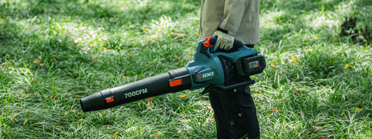 Power Up Outdoor Cleanup: SENIX 40V Blower Uses