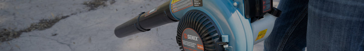 Soplador de hojas portátil a gasolina de 4 ciclos y 26,5 cc 4QL®, BL4Q –  SENIX Tools