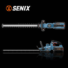 X6 60V Max* 26" Cordless Hedge Trimmer, Brushless (3.0 Ah Battery & Ch | Hedge Trimmers | SENIX Tools