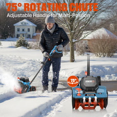 X6 60V Max* 15" Cordless Snow Shovel, Brushless (6.0 Ah Battery & Charger Included)