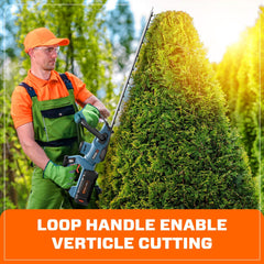 X6 60V Max* 26" Cordless Hedge Trimmer, Brushless (3.0 Ah Battery & Ch | Hedge Trimmers | SENIX Tools