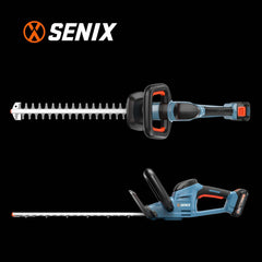 X2 20V Max* 18" Cordless Hedge Trimmer (2.5 Ah Battery & Charger Inclu | Hedge Trimmers | X2 20V Max 18" Cordless Hedge Trimmer | SENIX Tools