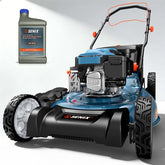 SENIX 22" Self-Propelled Gas Lawn Mower with 170cc OHV 4-Cycle Engine, 3-in-1 Walk-Behind Mower, 6-Position Height Adjustment