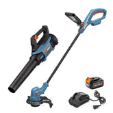 X2 20V Max* 2-Tool Cordless Combo Kit, 10" Cordless String Trimmer & L | Combo Kits | SENIX Tools