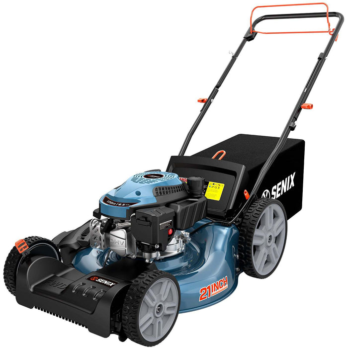 21'' Self-Propelled Gas Lawn Mower, 170 cc 4-Cycle Engine 3.8 HP, 3-in-1 (Bagging/Mulching/Side Discharge) LSSG-M10