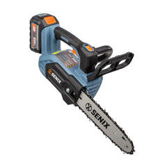 X2 20V Max* 10" Cordless Chainsaw, Brushless (2.5 Ah Battery & Charger | Chainsaws | X2 20V Max 10" Cordless Chainsaw | SENIX Tools