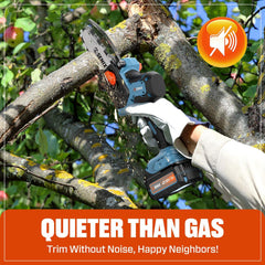 Mini motosierra inalámbrica X2 20 V máx.* de 5", sin escobillas (batería de 5 Ah y cargador incluidos)