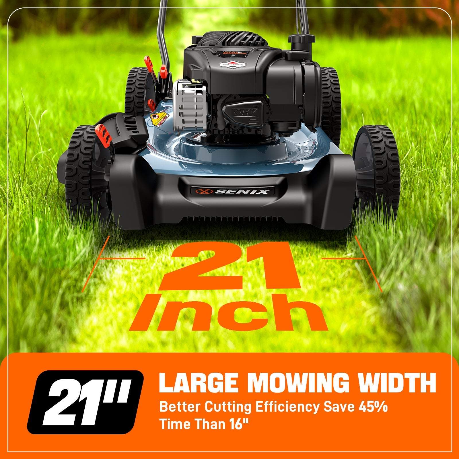 21-inch Cutting Width