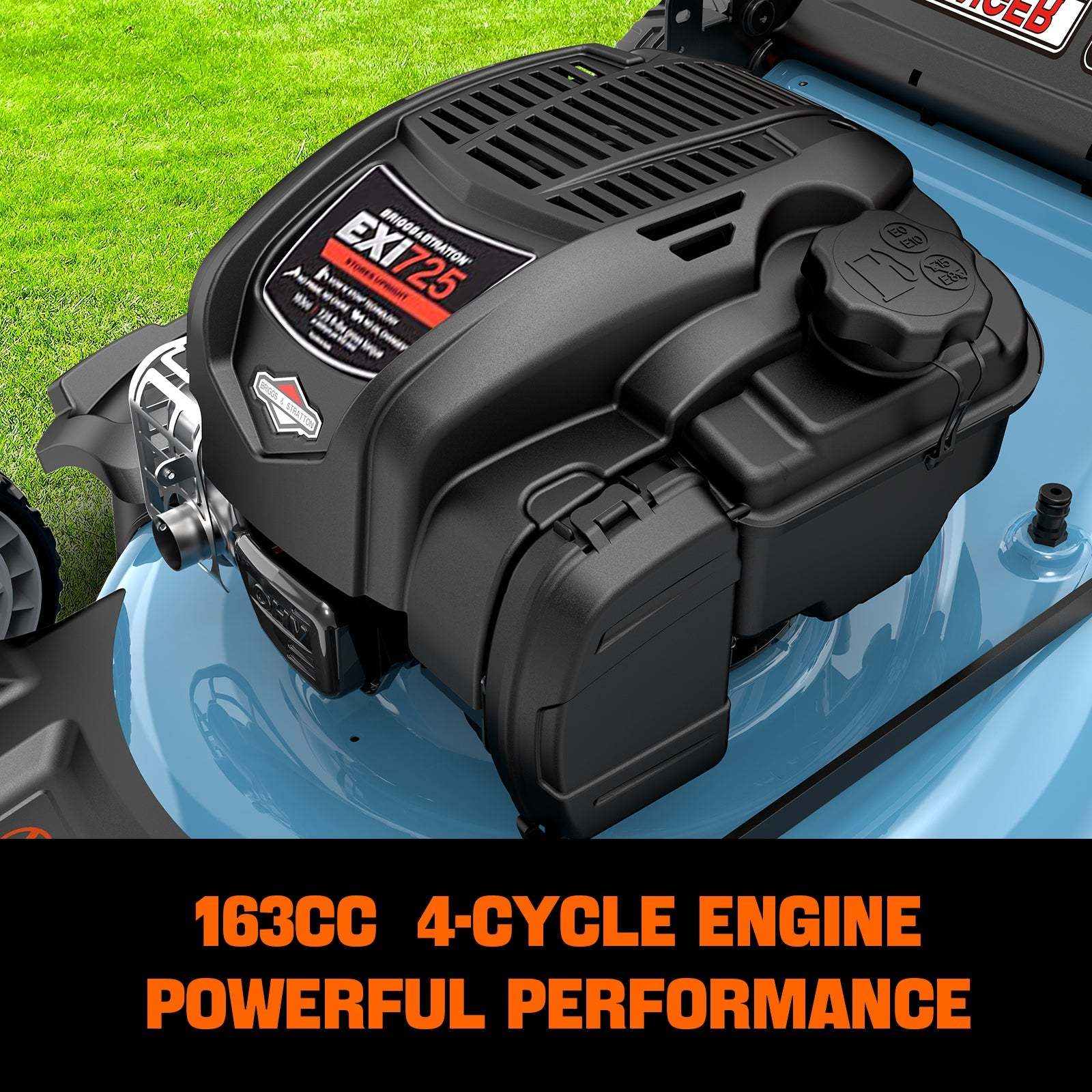 SENIX 22" 163cc 4-Cycle Briggs & Stratton Engine Gas Self-Propelled La | Lawn Mowers | SENIX Tools