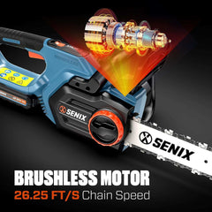 X2 20V Max* 10" Cordless Chainsaw, Brushless (2.5 Ah Battery & Charger Included)