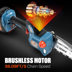 Mini motosierra inalámbrica X2 20 V máx.* de 5", sin escobillas (batería de 5 Ah y cargador incluidos)