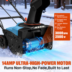 14 Amp 18" Corded Electric Snow Blower