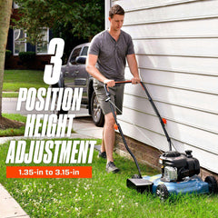 20-Inch Gas Lawn Mower with 125cc 4-Cycle Briggs & Stratton Engine | 3-Position Height | LSPG-L2 | SENIX