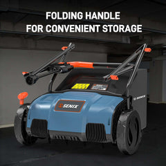 12 Amp 12.6" Corded Electric Dethatcher & Scarifier Combo | Dethatchers| SENIX Tools