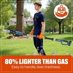 Sierra de pértiga inalámbrica X2 de 20 V máx.* de 8", sin escobillas (solo herramienta)