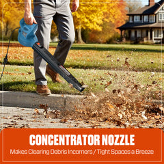 6 Amp Corded Electric Leaf Blower