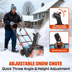 14 Amp 18" Corded Electric Snow Blower