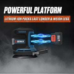 Lijadora orbital inalámbrica X2 de 20 V máx.* de 5", 3 velocidades y sin escobillas (solo herramienta)