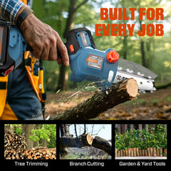 Mini motosierra inalámbrica X2 20 V máx.* de 5", sin escobillas (batería de 5 Ah y cargador incluidos)