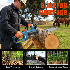 10 Amp 14" Corded Electric Chainsaw