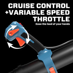 Soplador de hojas de mochila a gasolina de 4 tiempos y 49 cc 4QL®