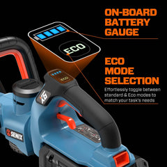 X6 60V Max* 26" Cordless Hedge Trimmer, Brushless (3.0 Ah Battery & Ch | Hedge Trimmers | SENIX Tools