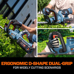 X6 60V Max* 26" Cordless Hedge Trimmer, Brushless (3.0 Ah Battery & Ch | Hedge Trimmers | SENIX Tools