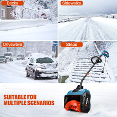 12 Amp 13" Corded Snow Shovel