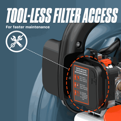 4QL® 26.5cc 4-Cycle Gas Powered Handheld Leaf Blower | Leaf Blowers | SENIX Tools