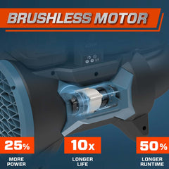 X6 60V Max* Cordless Backpack Blower, Brushless