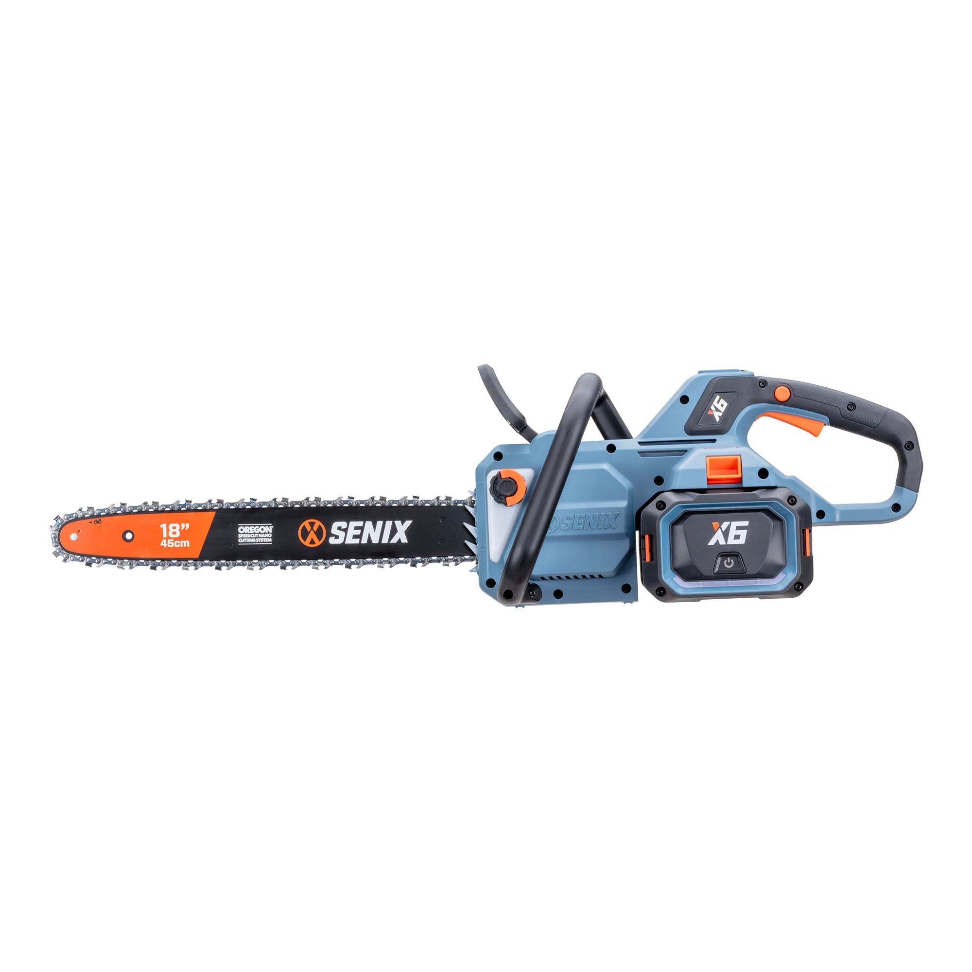 X6 60V Max 18" Cordless Chainsaw, Brushless (Battery & Charger Included | Chainsaws | SENIX Tools