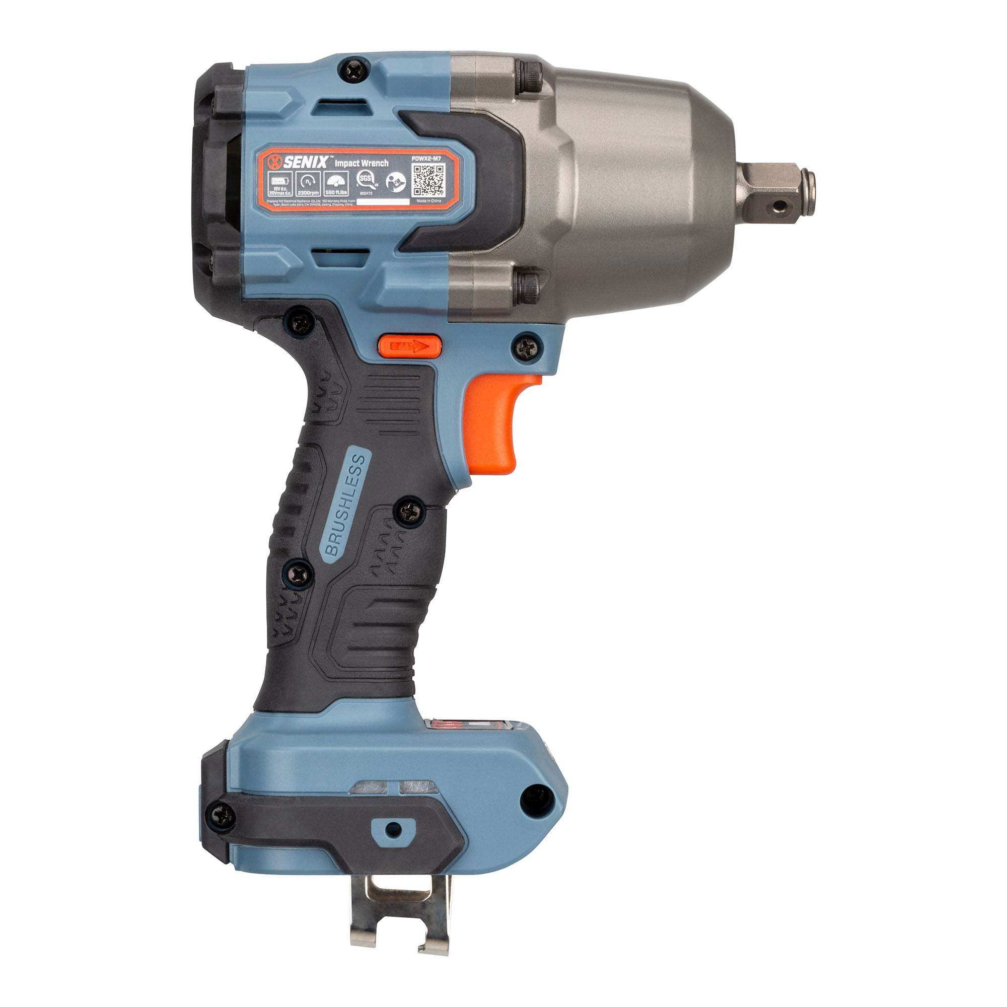 X2 20V Max* 1/2" Cordless Impact Wrench with 740 ft-bs Max Torque, Bru | Power Tools | SENIX Tools