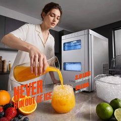 SENIX Better Ice Coffee Anywhere Bundle – Nugget Ice Maker & X2 20V Max* Portable Hybrid Coffee Maker