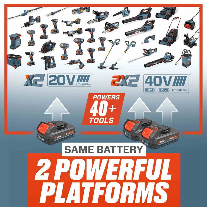 X2 20V Max* 10" Cordless String Trimmer (2.0 Ah Battery & Charger Included)
