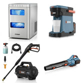 SENIX Outdoor Living Essentials Bundle – Nugget Ice Maker, Portable Coffee Maker, Pressure Washer & X6 60V Leaf Blower