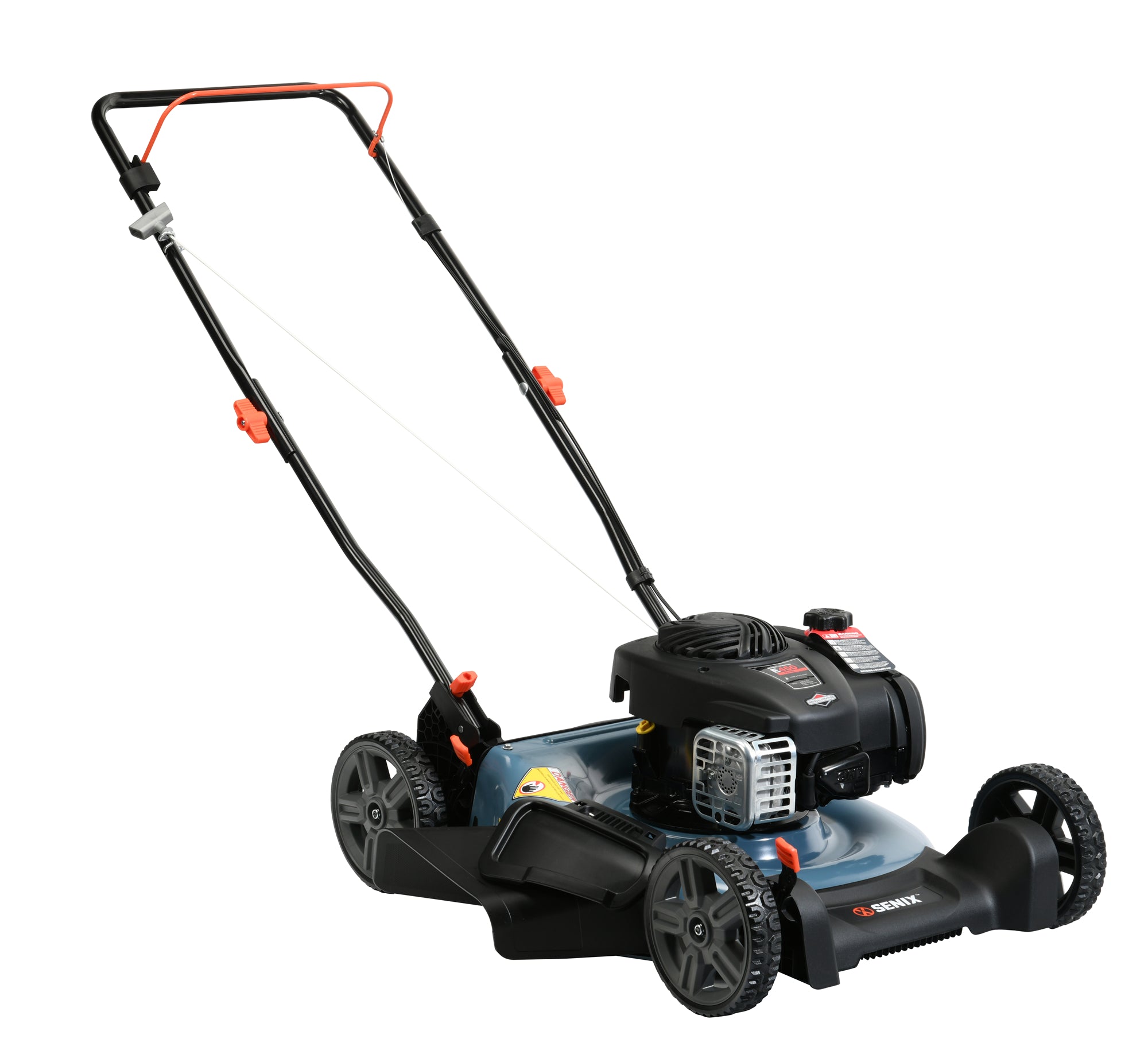 21-Inch 125 cc Gas Powered 4-Cycle Push Lawn Mower, 2-In-1, Mulch and