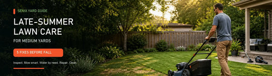 Late Summer Lawn Care: What to Fix Before Fall for Medium Yards