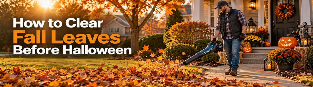 How to Clear Fall Leaves Before Halloween