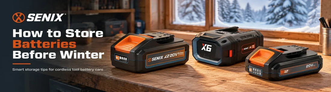 How to store cordless tool batteries before winter