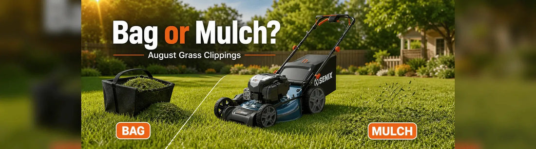 Bag or Mulch? What to Do with Grass Clippings in August