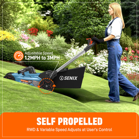 X6 60V Max* 21" Self-Propelled Cordless Lawn Mower, Brushless (Battery & Charger Included)