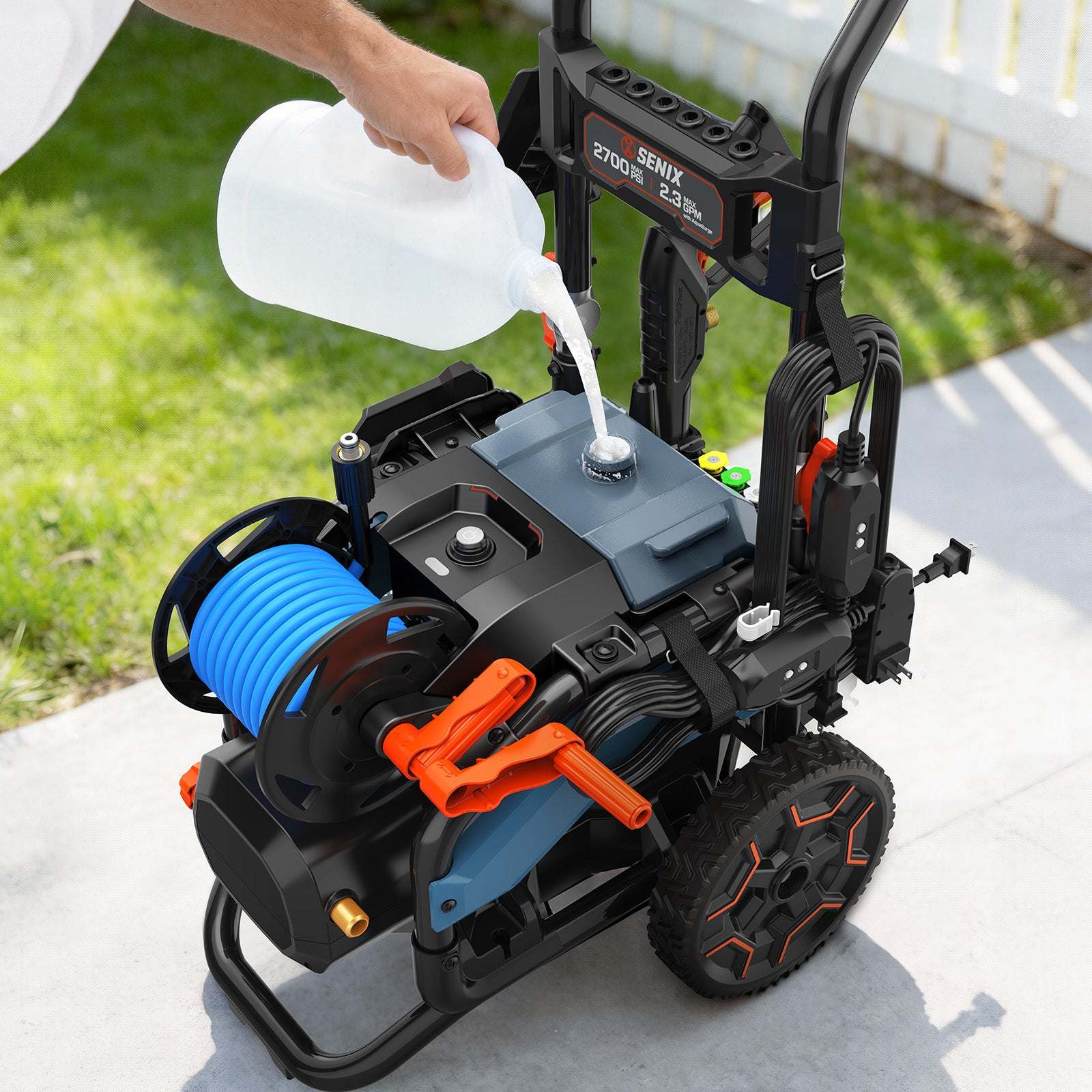 SENIX 2700-PSI 2.3-GPM Cold Water Electric Pressure Washer