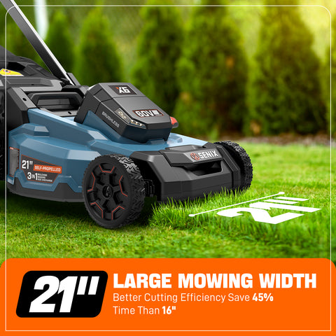 X6 60V Max* 21" Self-Propelled Cordless Lawn Mower, Brushless (Battery & Charger Included)