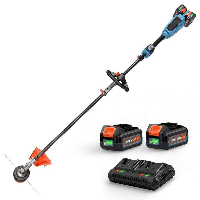 SENIX 40V 14" Cordless Brushless String Trimmer, GTX2-M4