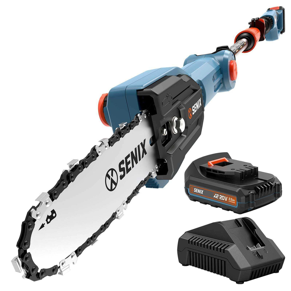 Sierra de pértiga inalámbrica X2 de 20 V máx.* de 8", sin escobillas (solo herramienta)