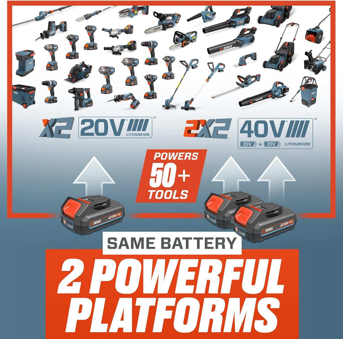 X2 20V Max* 10" Cordless Chainsaw, Brushless (2.5 Ah Battery & Charger Included)