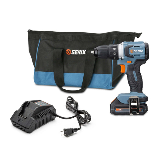 X2 20V Max 1/2" Cordless Brushless Drill Driver Combo | Power Tools | SENIX Tools
