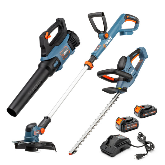 X2 20V Max* 3-Tool Cordless Combo Kit, 10" String Trimmer, Leaf Blower & 18" Hedge Trimmer (Batteries & Charger Included)