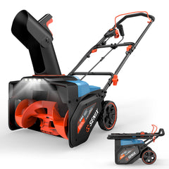 Soplador de nieve eléctrico con cable SENIX de 14 amperios y 18 pulgadas
