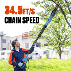 SENIX X6 60V 18" Cordless Brushless Chainsaw, CSX6-M1